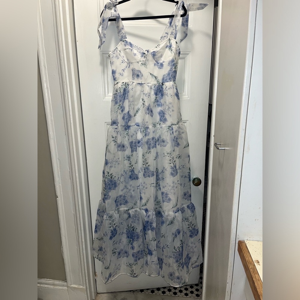 NWT - Floral Formal Maxi Dress